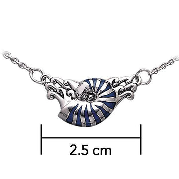 Nautilus Silver Necklace TN246 - Jewelry